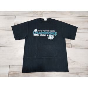 Florida Marlins Vtg Shirt MLB Majestic Men’s Large 2003 World Series Lee sport